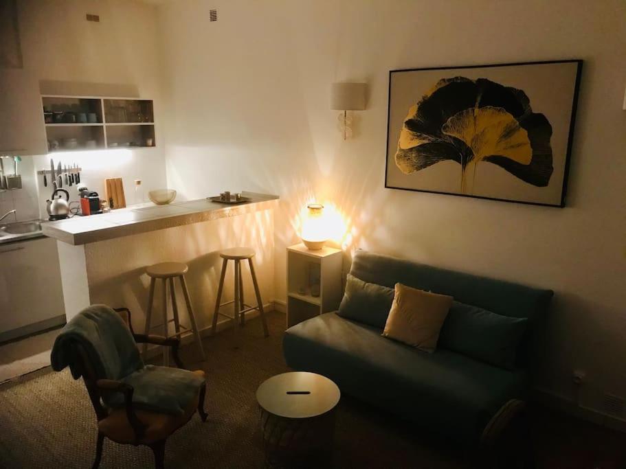 "Les Joncs" Cosy 2 pièces cour intimiste à 5 min des Halles ! Apartamento Sète Exterior foto