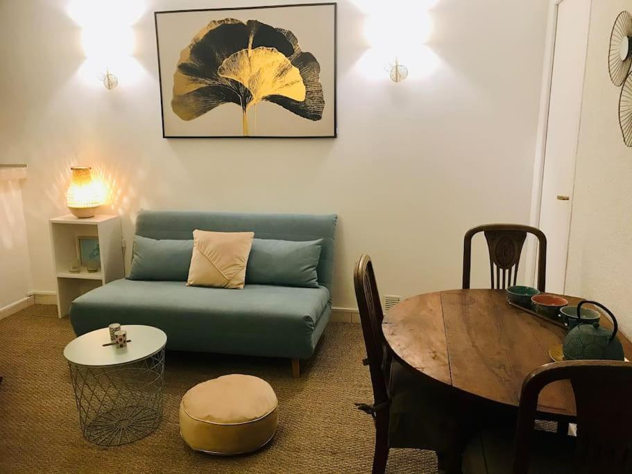 "Les Joncs" Cosy 2 pièces cour intimiste à 5 min des Halles ! Apartamento Sète Exterior foto